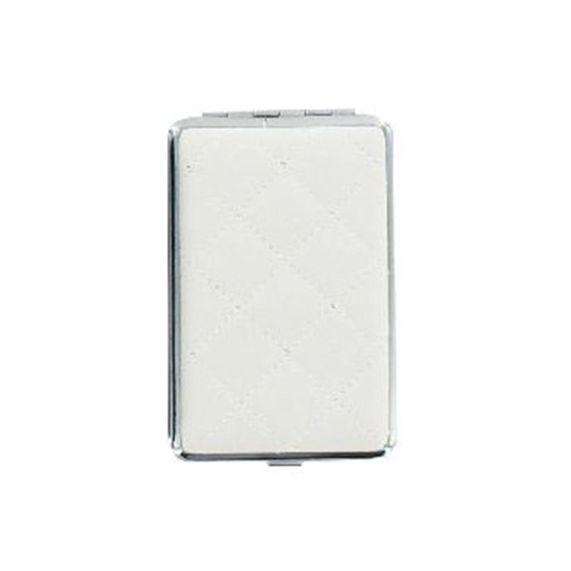 Etui A 12 Cigarettes 85Mm Simili Cuir Blanc