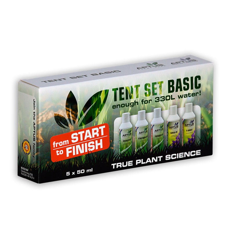 Aptus - TENT SET BASIC 5 X 50ML , complete fertilizer concentrate pack
