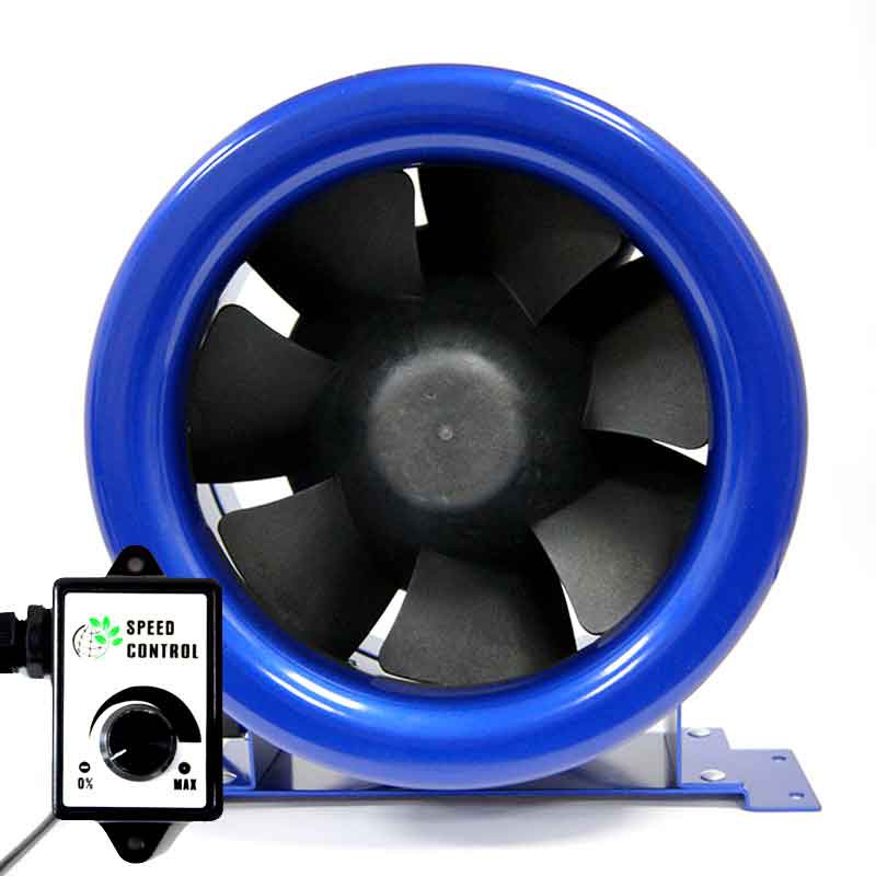 Bull Fans Inline EC 150mm 510m³/H Extracteur d'air avec contrôleur