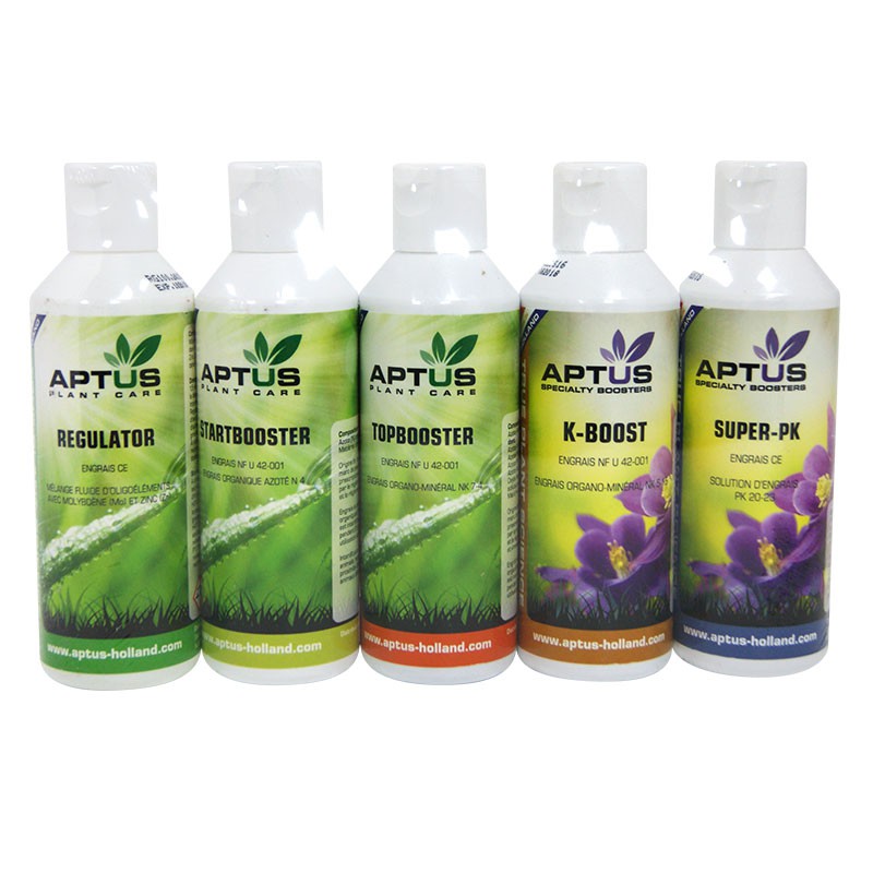Aptus - INDOOR SET BASIC 5 x 150 ml , pack engrais complet concentré 