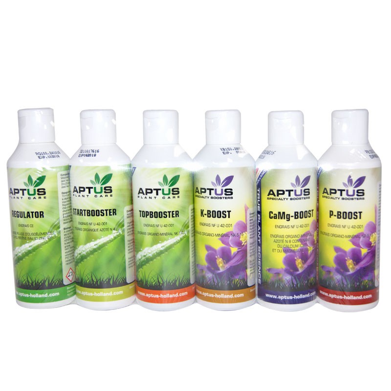 Engrais pack APTUS INDOOR SET PRO 3x150ml et 3x100ml , pack engrais complet concentré