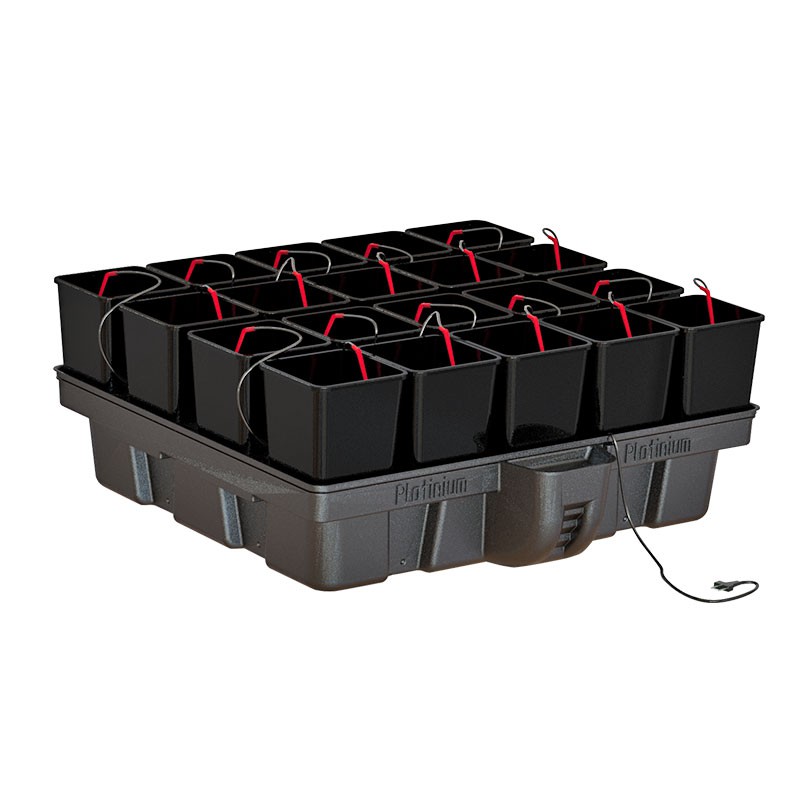 Platinium - HydroStar - 20 pots 6L - 100 x 100 x 38,5cm - Système hydroponique