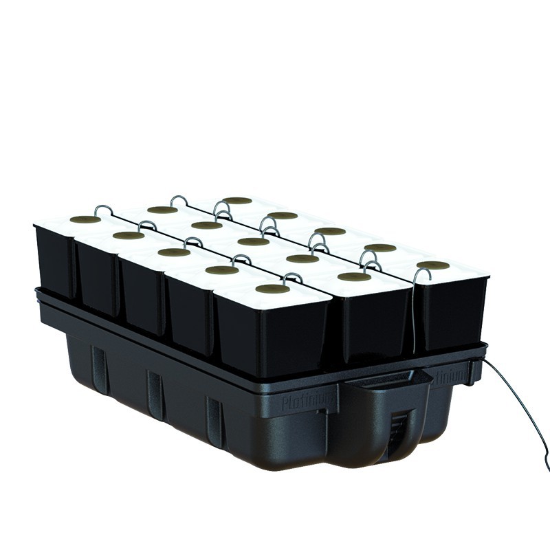 Platinium - AeroStar - 15 pots bato - 110 x 60 x 38.5 cm - MJ 1000 - Système aéroponique