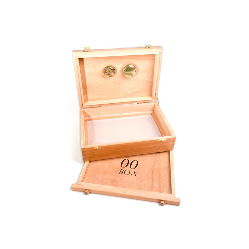 00 Box - Petite boîte en bois avec tamis