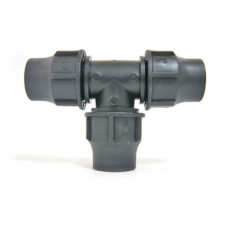 T-branch 25X25X25mm with 6 bar pressure ring
