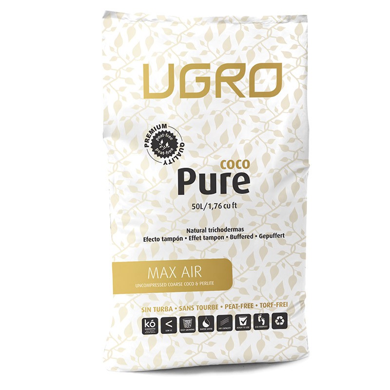 UGRO fibre de coco PURE MAX AIRE 50 L