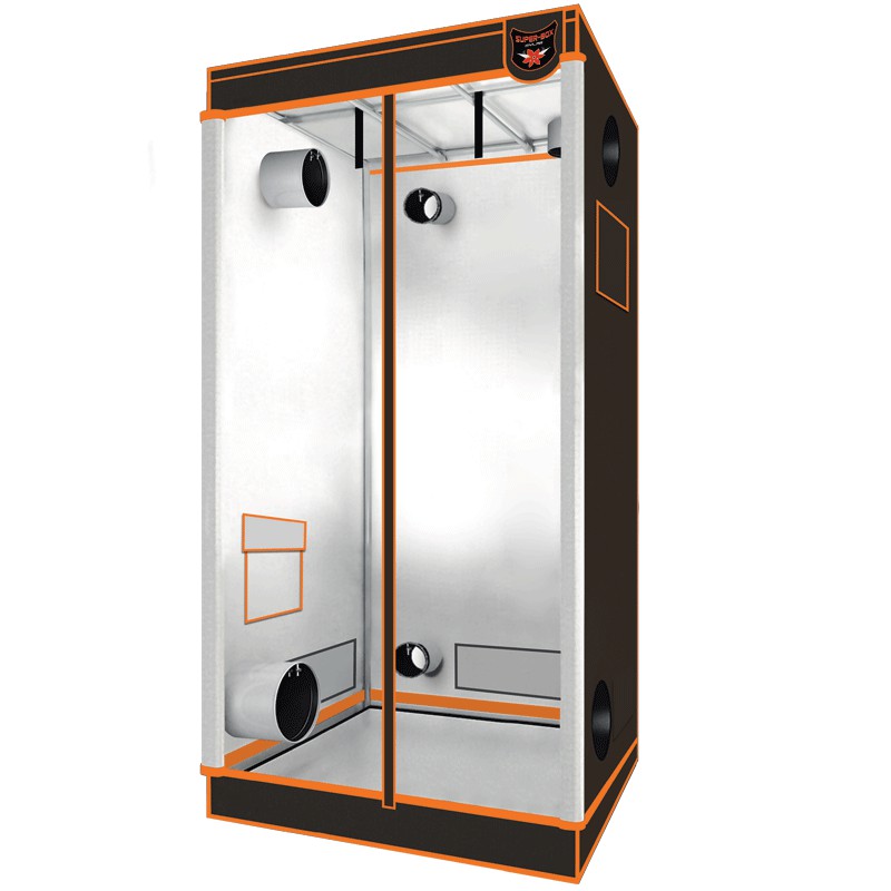 Superbox - Mylar 125V.2 -125X62X180 cm - Growing room