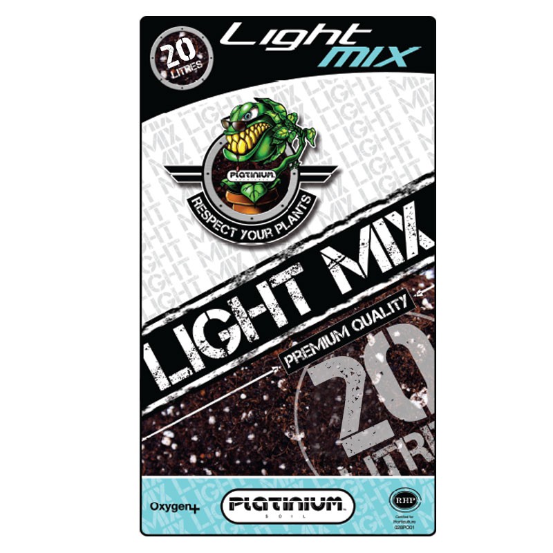Platinium - Terreau Light Mix Perlite - 20L - Spécial germination, bouturage, croissance