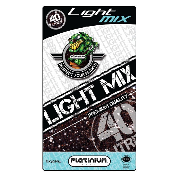 Platinium - Terreau Light Mix Perlite - 40L - Spécial germination, bouturage, croissance
