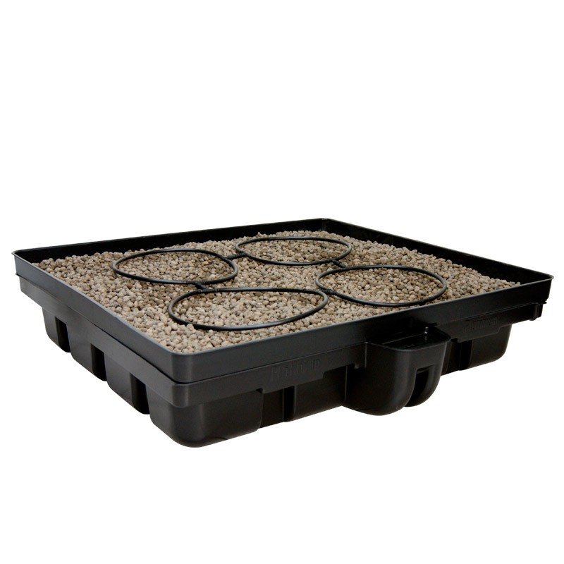  Platinium - HydroFlow - 120 x 120 x 27,5cm - Hydroponisches System
