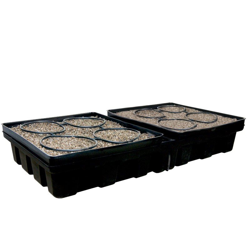 Platinium - HydroFlow - 200 x 100 x 27,5cm - Système hydroponique