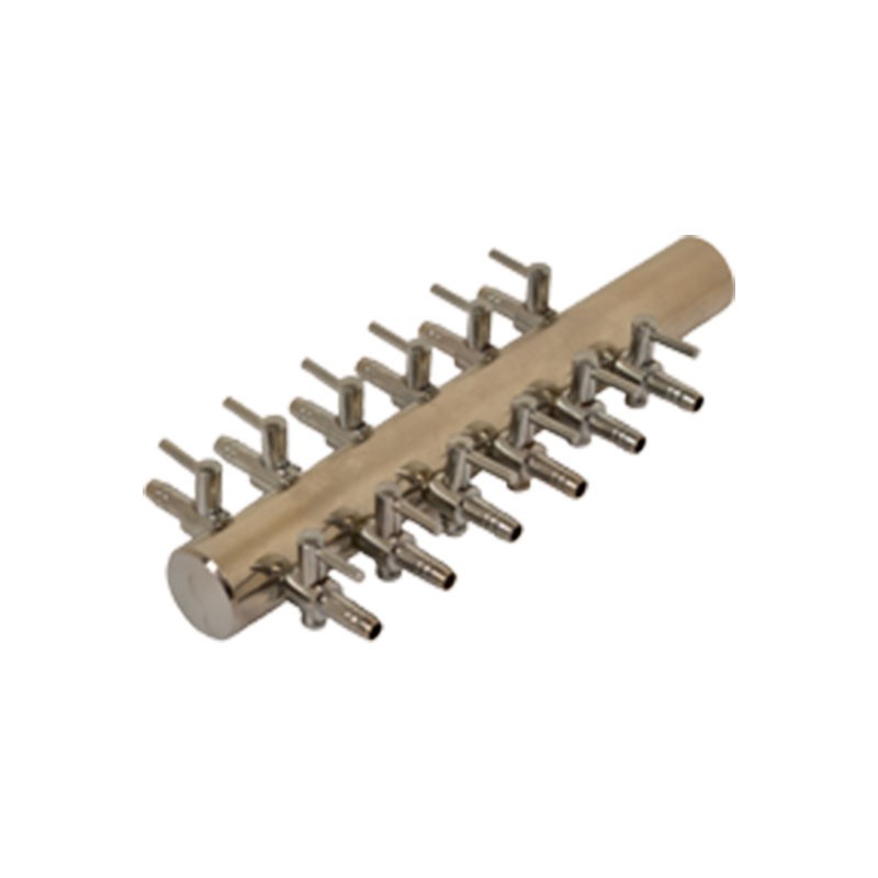 Diffuseur air Manifold en acier 12 sorties bulleurs 4/6mm