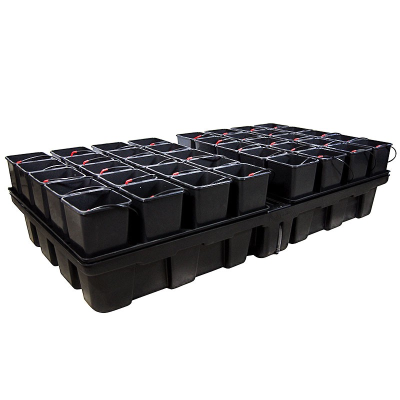 Platinium - HydroStar - 40 pots 6L - 200 x 100 x 38,5cm - Système hydroponique