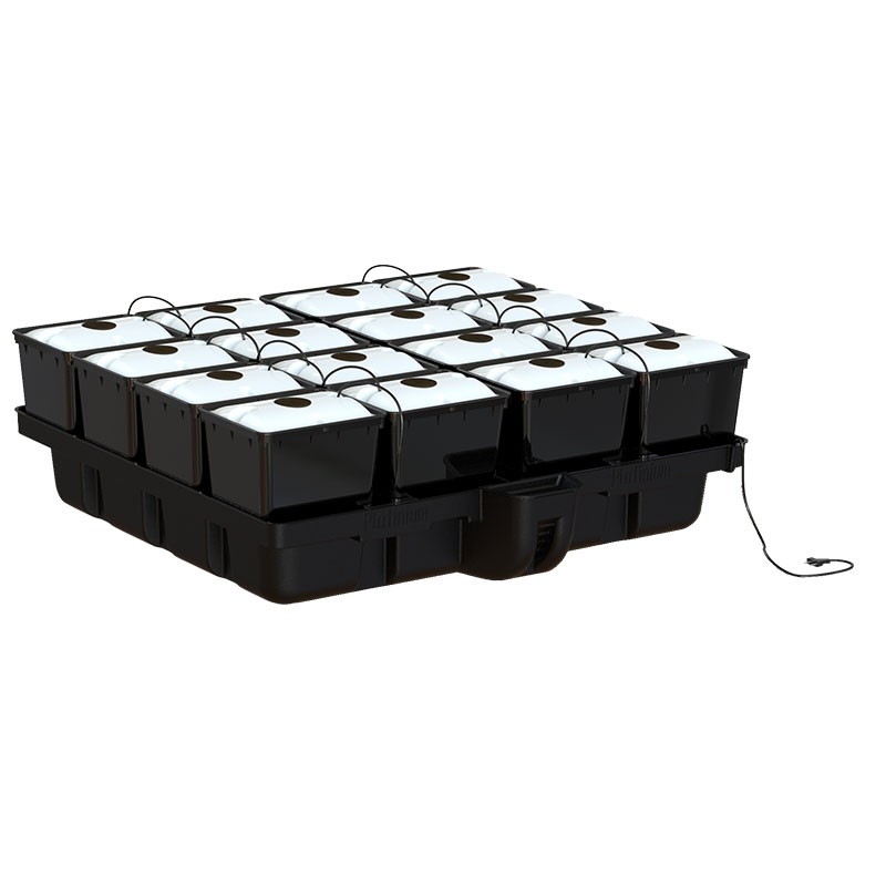 Platinium - AeroPro - 16 pots bato - 120 x 120 x 38.5 cm - Système aéroponique