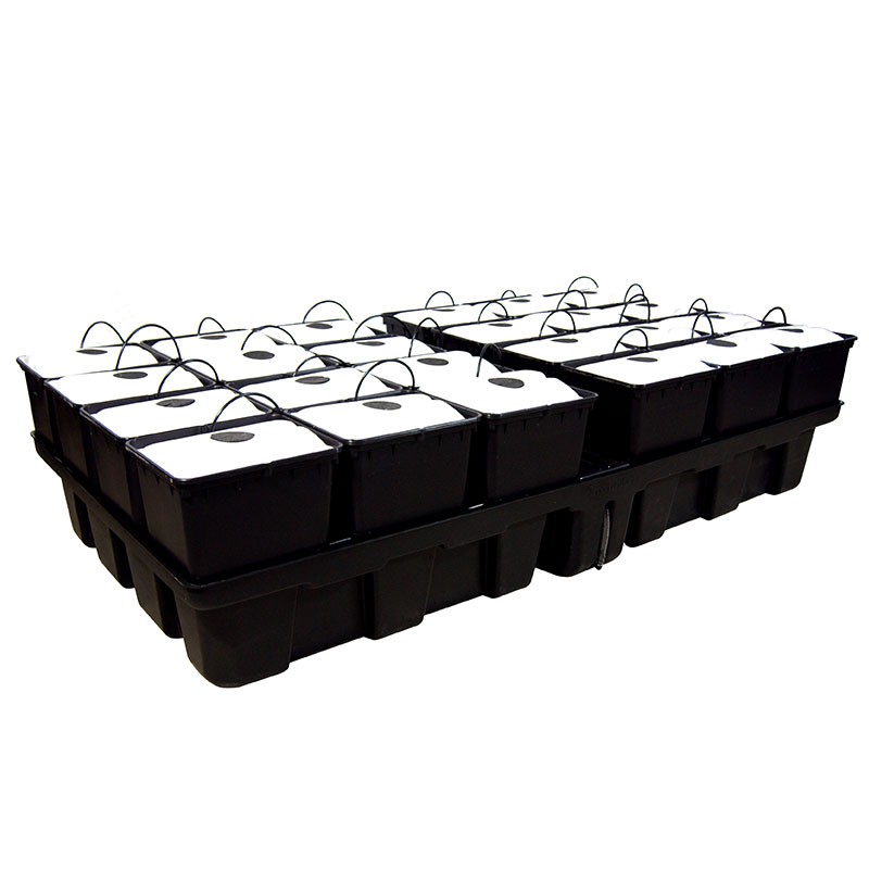 Platinium - AeroPro - 24 pots bato - 200 x 100 x 38.5 cm - Système aéroponique