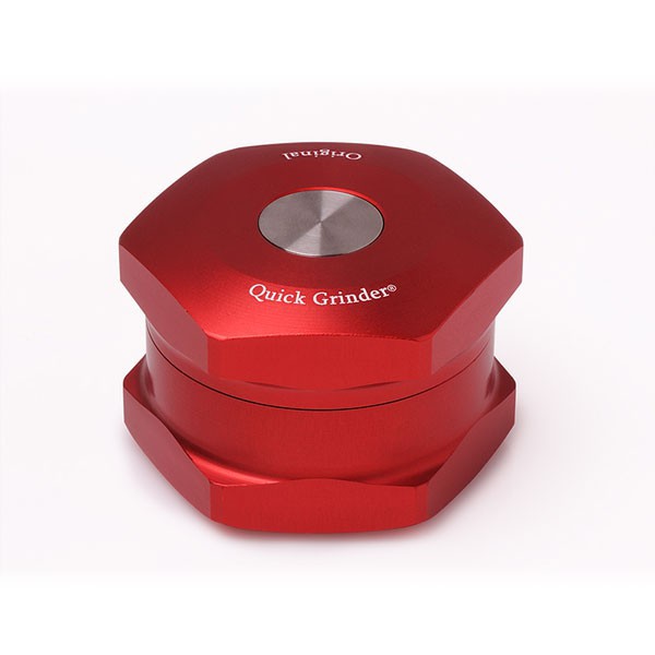 Grinder cuisine aluminium rouge - Original Quick Grinder v3