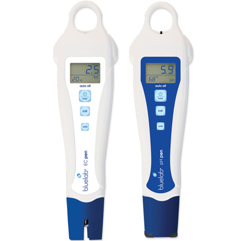 BLUELAB - WATERPROOF PH -EC , testeur ph , alcalinité et EC , électro conductivité , pack complet 2 testeurs