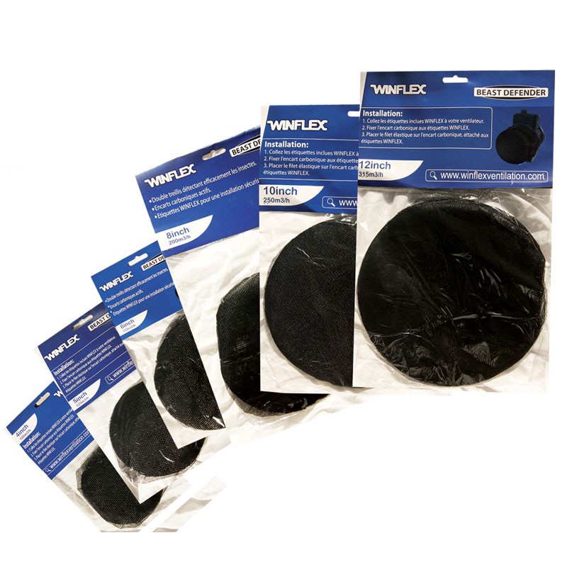 Beast Defender - Filtro antiinsectos para intractores de aire de 150 mm