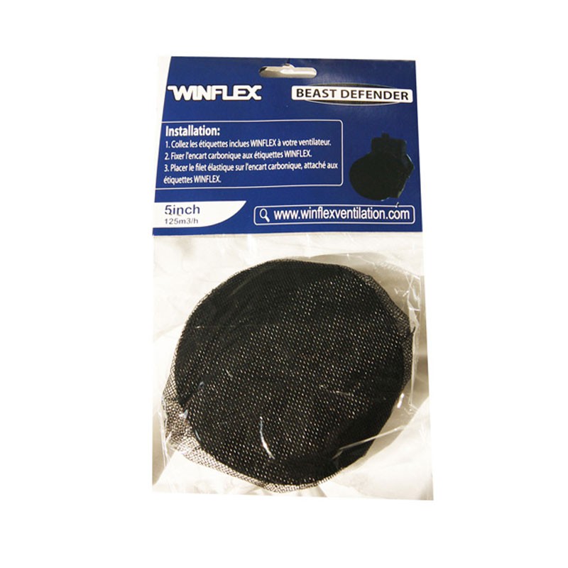 Winflex - Beast Defender 125mm - Filtre protection extracteur d'air