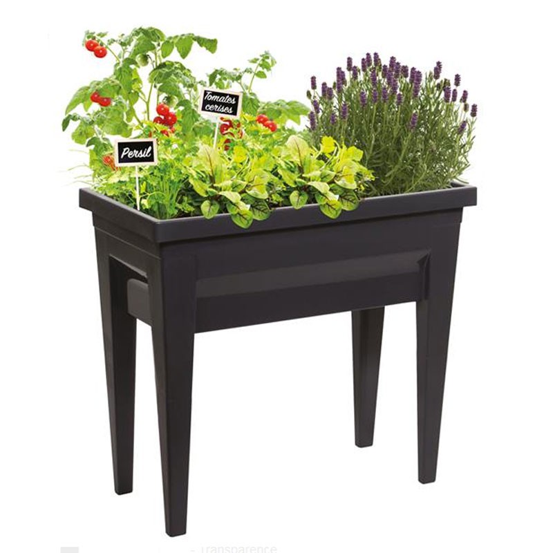 POTAGER VEGETABLE CITY GRIS ANTHRA 76x38.5x68 57L