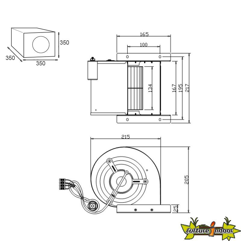 Di seconda mano SONOBOX WOOD 35X35 CM 550 M3/H INPUT/OUTPUT 160MM
