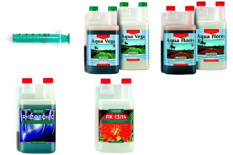 Canna - Düngerpaket - Aqua ohne Boost