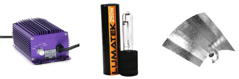 KIT Lampe HPS ECLAIRAGE ELECTRONIQUE 250w LUMATEK 22