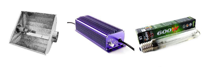ELECTRONIC LIGHTING KIT 600w LUMATEK 9-Ballast-Reflektor-Glühlampe
