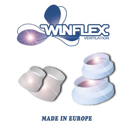 reducteur pvc 150-125mm , conduit de ventilation 