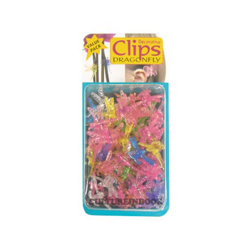 12 clip per piante e orchidee - Forma di libellula