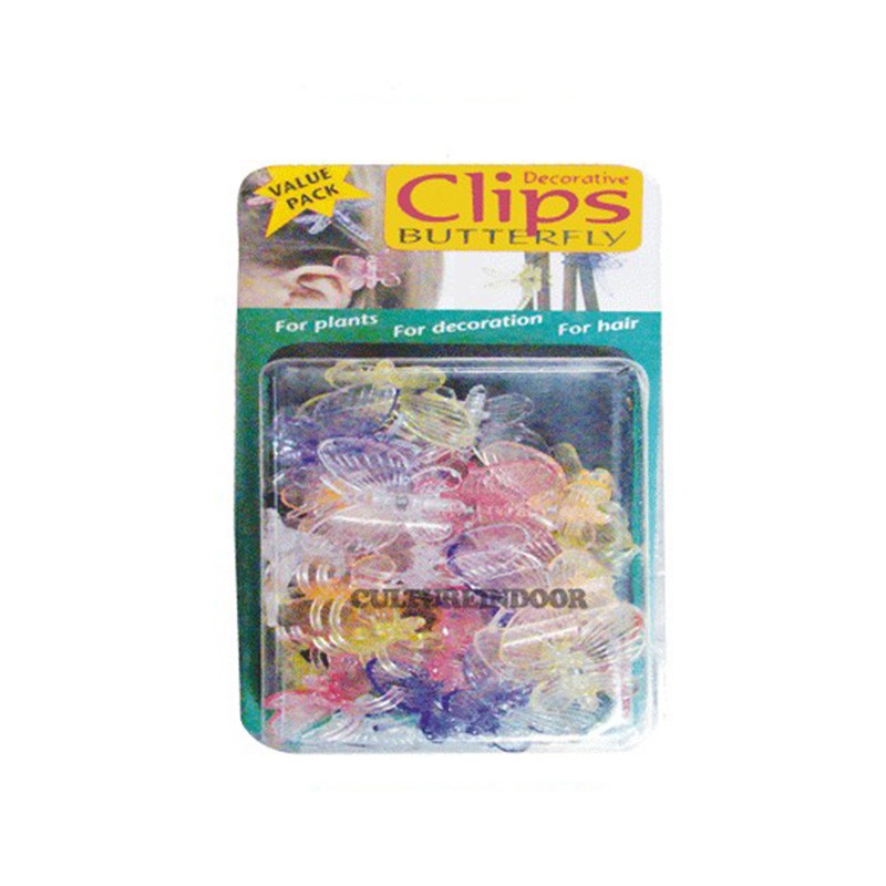 CLIPS plantes , orchidées , BUTTERFLY - Papillons x35PCS