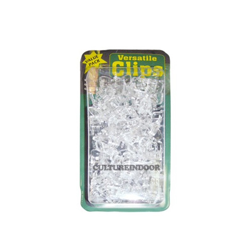 CLIPS plantes , orchidées , VERSATILE - Transparent x7 PCS