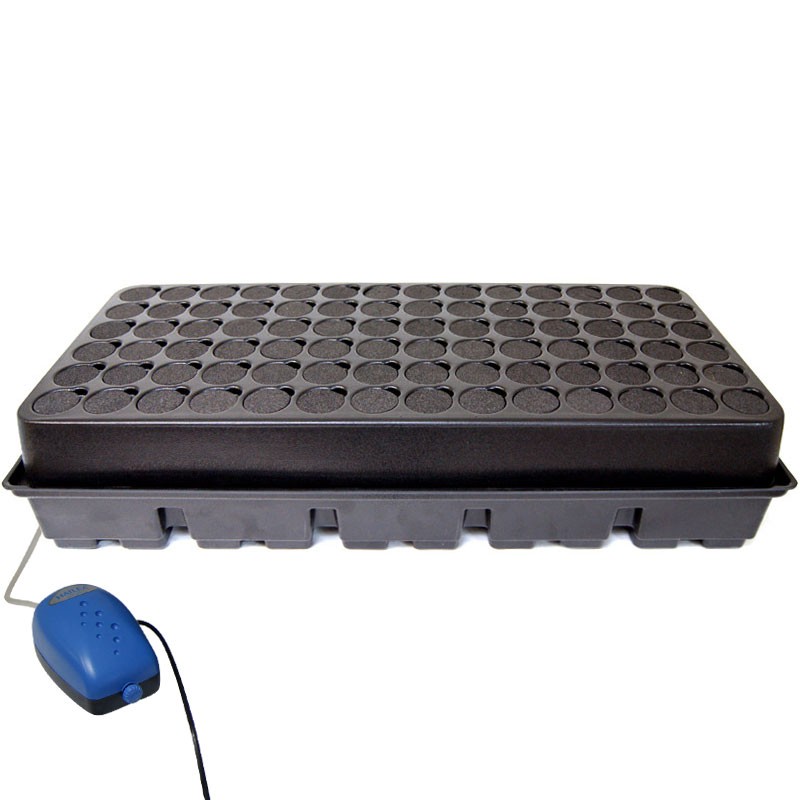 Platinium - DWC CLONER 84 noir pour 84 boutures - 40x82.5 - Système aéroponique