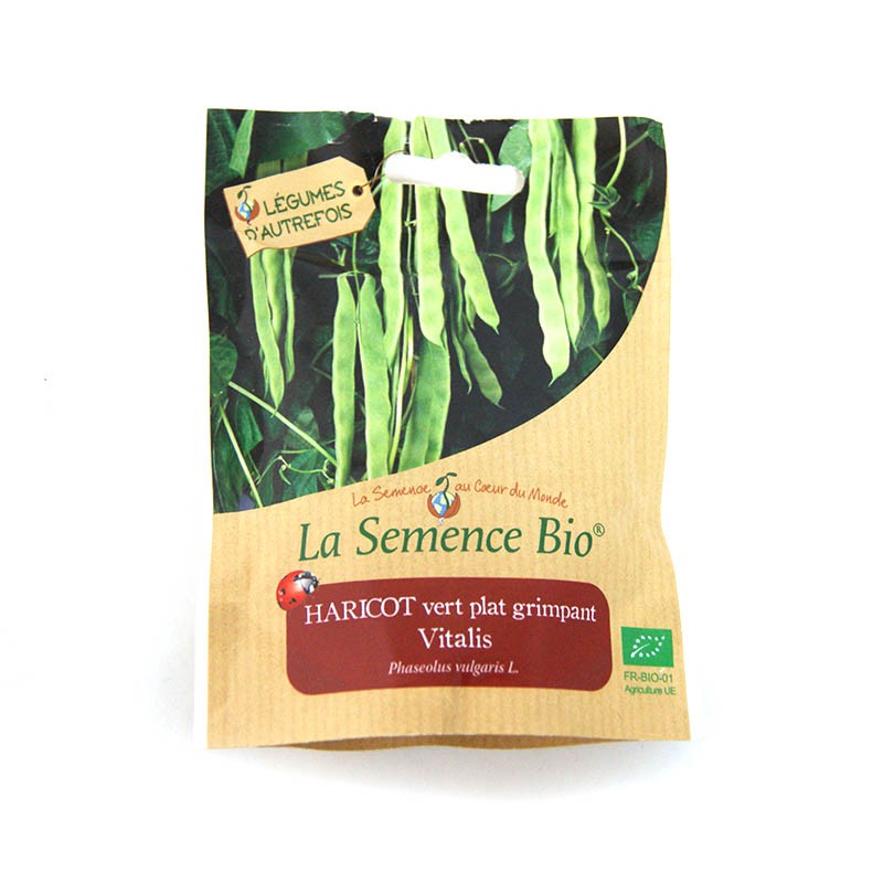 La Semence Bio - Platte groene klimboon vitalis