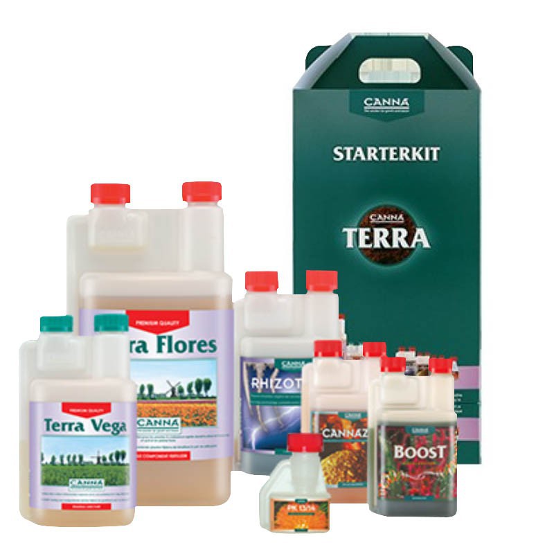 CANNA TERRA STARTERKIT complete fertilizer pack for soil cultivation