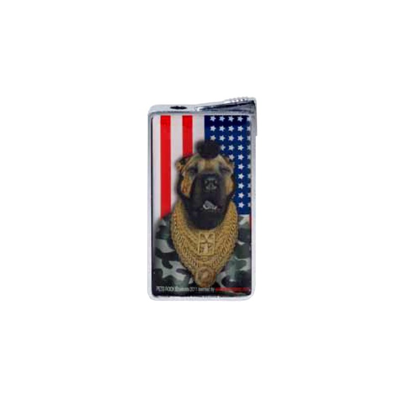 Pets Rock - Briquet piezo chien Mister T
