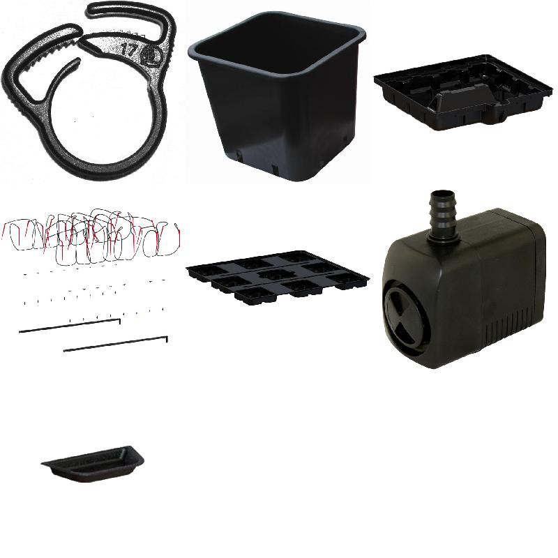 Culture Indoor : PLATINIUM HYDROPONICS - HYDROSTAR 120 5 MACETAS GRANDES 25L