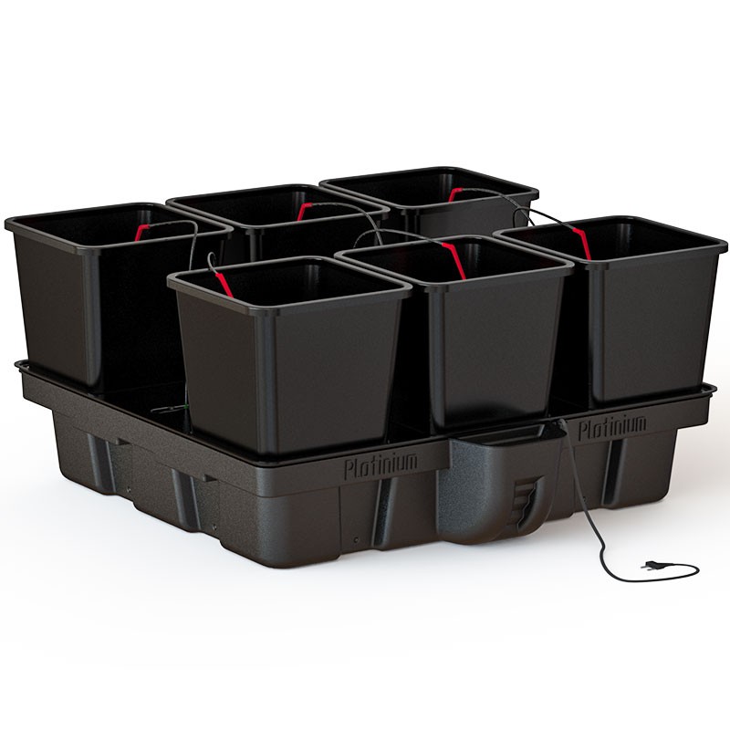 Platinium - HydroStar - 6 Big pots 25L - 100 x 100 x 38,5cm - Système hydroponique