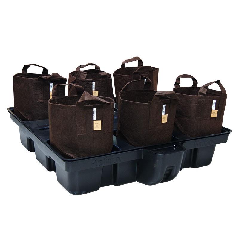 système hydroponique Platinium Big Pot Pouch soil 100-6 - 100x100 cm hydro