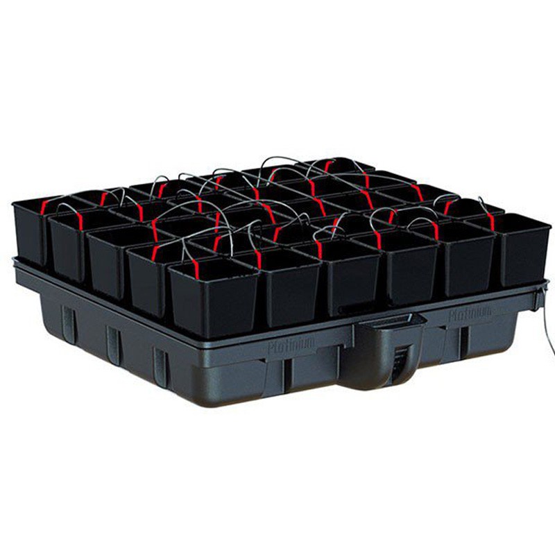Platinium - HydroStar - 30 pots 6L - 120 x 120 x 38,5cm - MJ 1000 - Hydroponic system