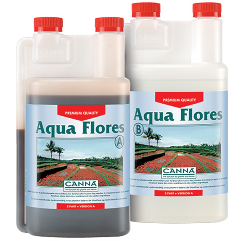 Canna - Aqua Flores 2 x 1L - Engrais de floraison - Hydroponie