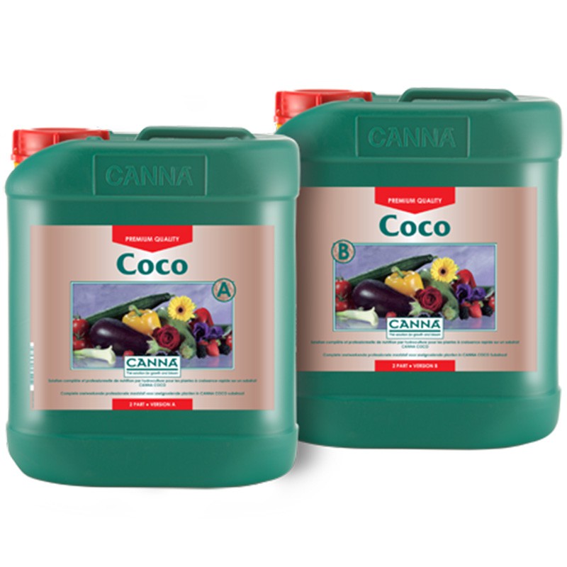Canna - Coco A et B - 2 x 5L - Engrais de croissance et floraison bi composants