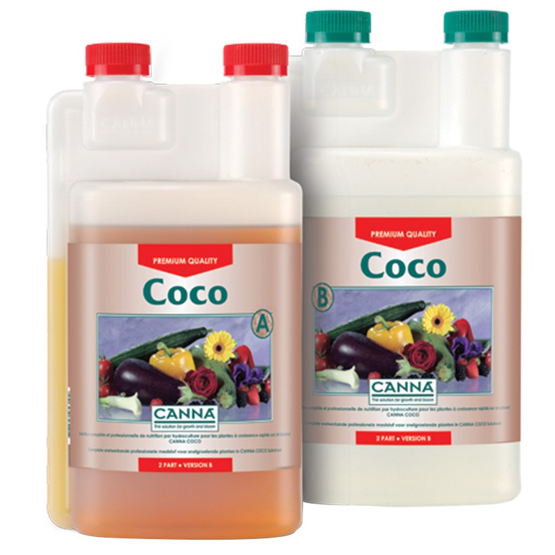 Canna - Coco A et B - 2 x 1L - Engrais de croissance et floraison bi composants