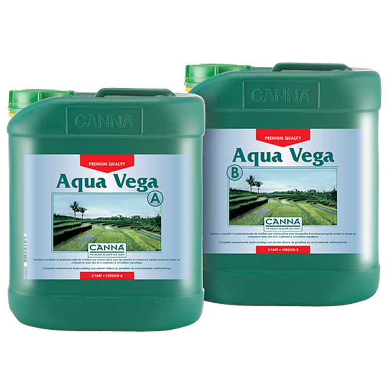 Canna - Aqua Vega 2 x 5L - Engrais de croissance - Hydroponie