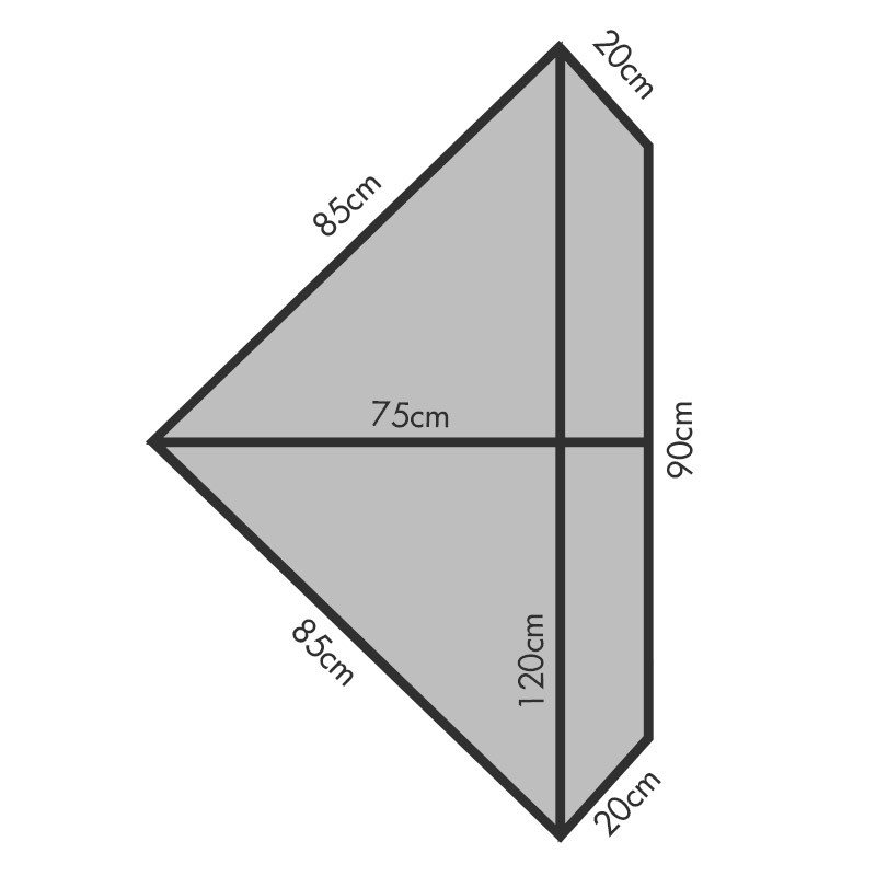 BLACK BOX PREMIUM FOR CORNER 120X75X160CM
