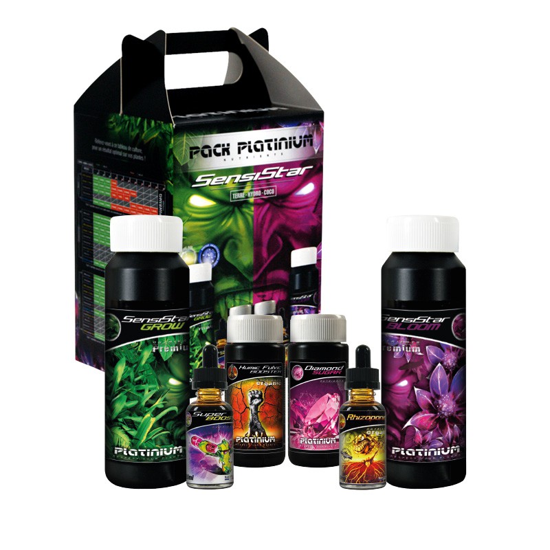 Platinium - Starter Pack Sensistar complet - Engrais Hydro - Aero et Coco