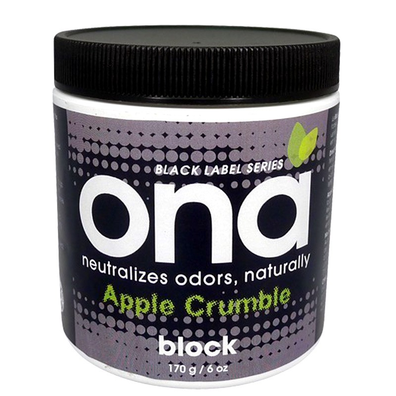 destructeur d'odeurs ONA BLOCK APPLE CRUMBLE 170 g