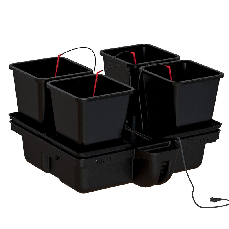 Platinium - HydroStar - 4 Big pots 18L - 80 x 80 x 38,5cm - Système hydroponique