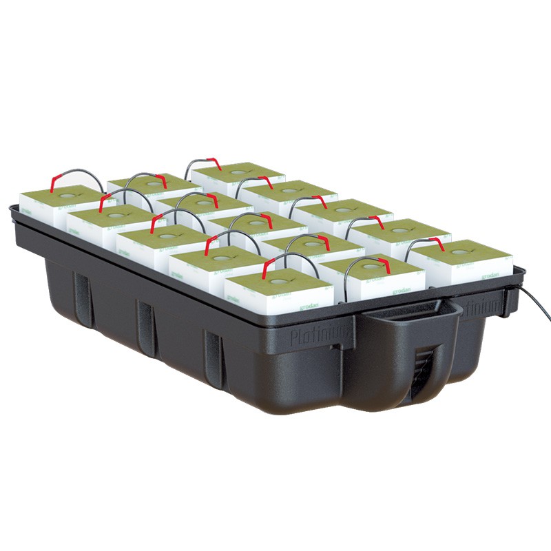 Platinium - HydroStone - 15 cubes - 110 x 60 x 38,5cm - Système hydroponique