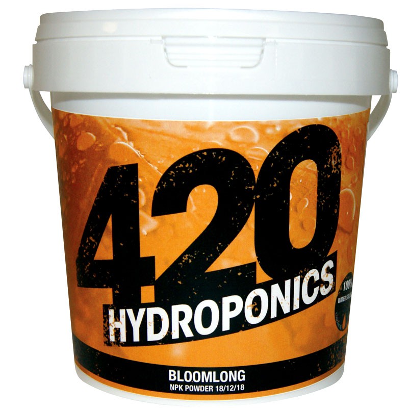 420 Hydroponics - BloomLong 1Kg powder , long flowering fertilizer , soil , hydro , coco